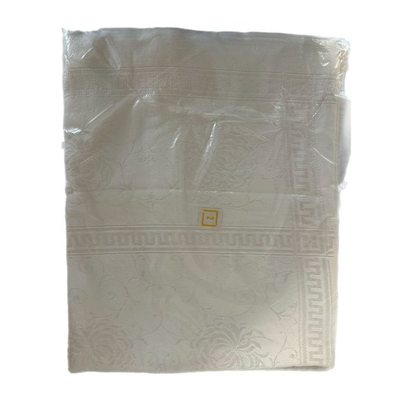 Bates Supreme Ivory Table Cloth Cover Style #1471 54"x72" Vintage NEW - Picture 6 of 6